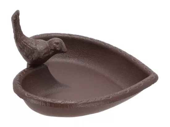 Mangeoire à oiseau en fonte Joli coeur