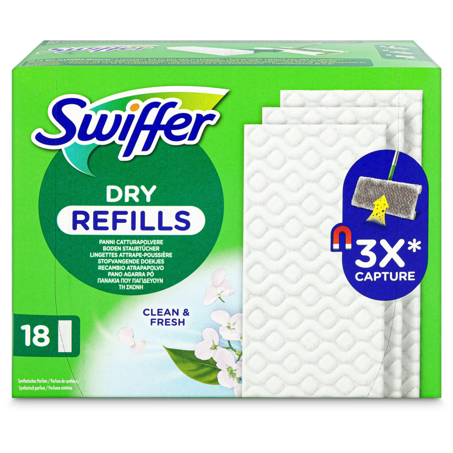 Swiffer Dry Febreze-Duft 18 Stück