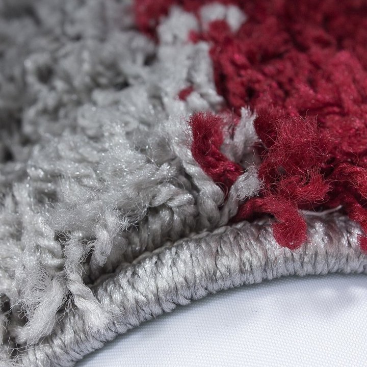 Hoogpolige loper - Cube Rood