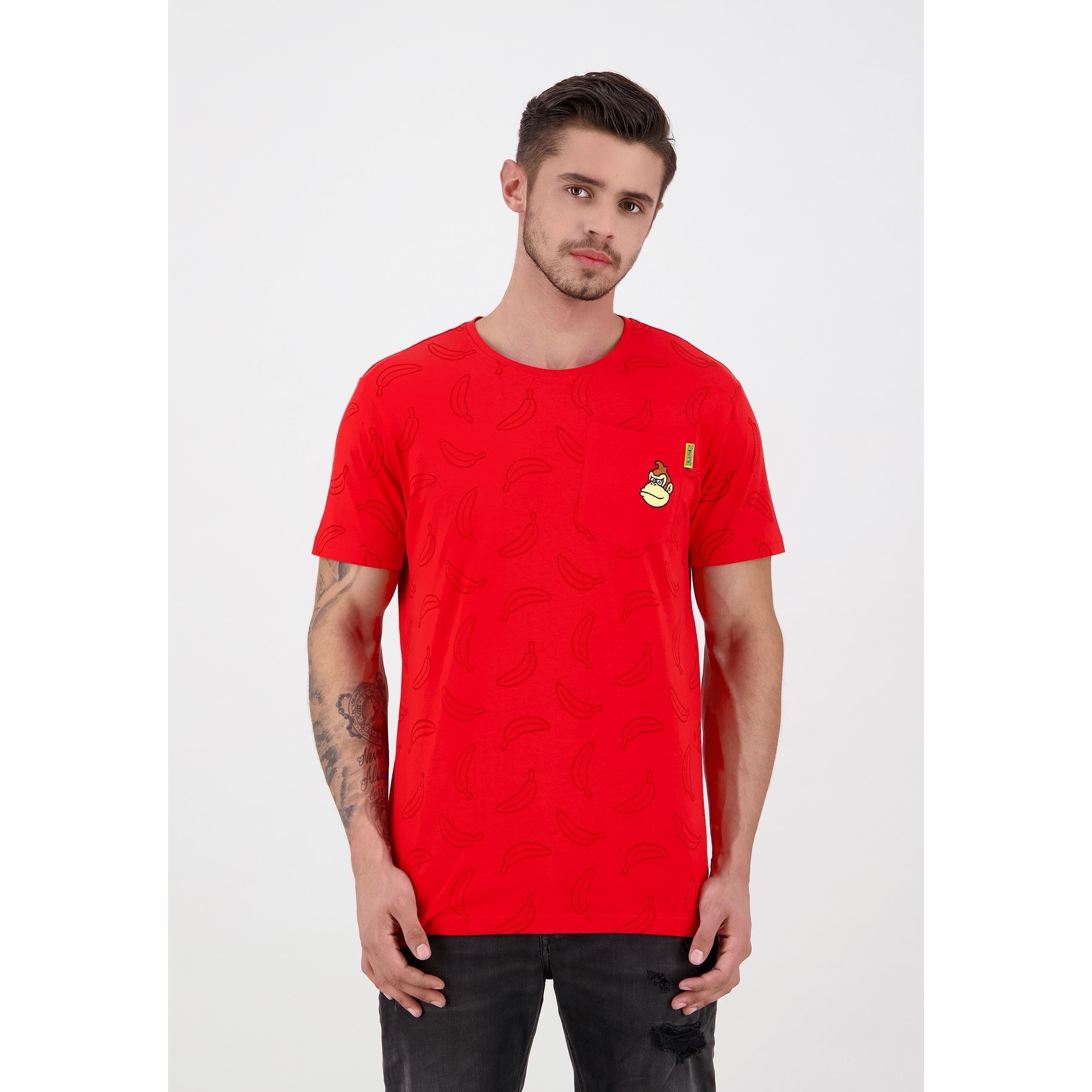 Donkey Kong GAME Donkey Kong AOP Mens T shirt