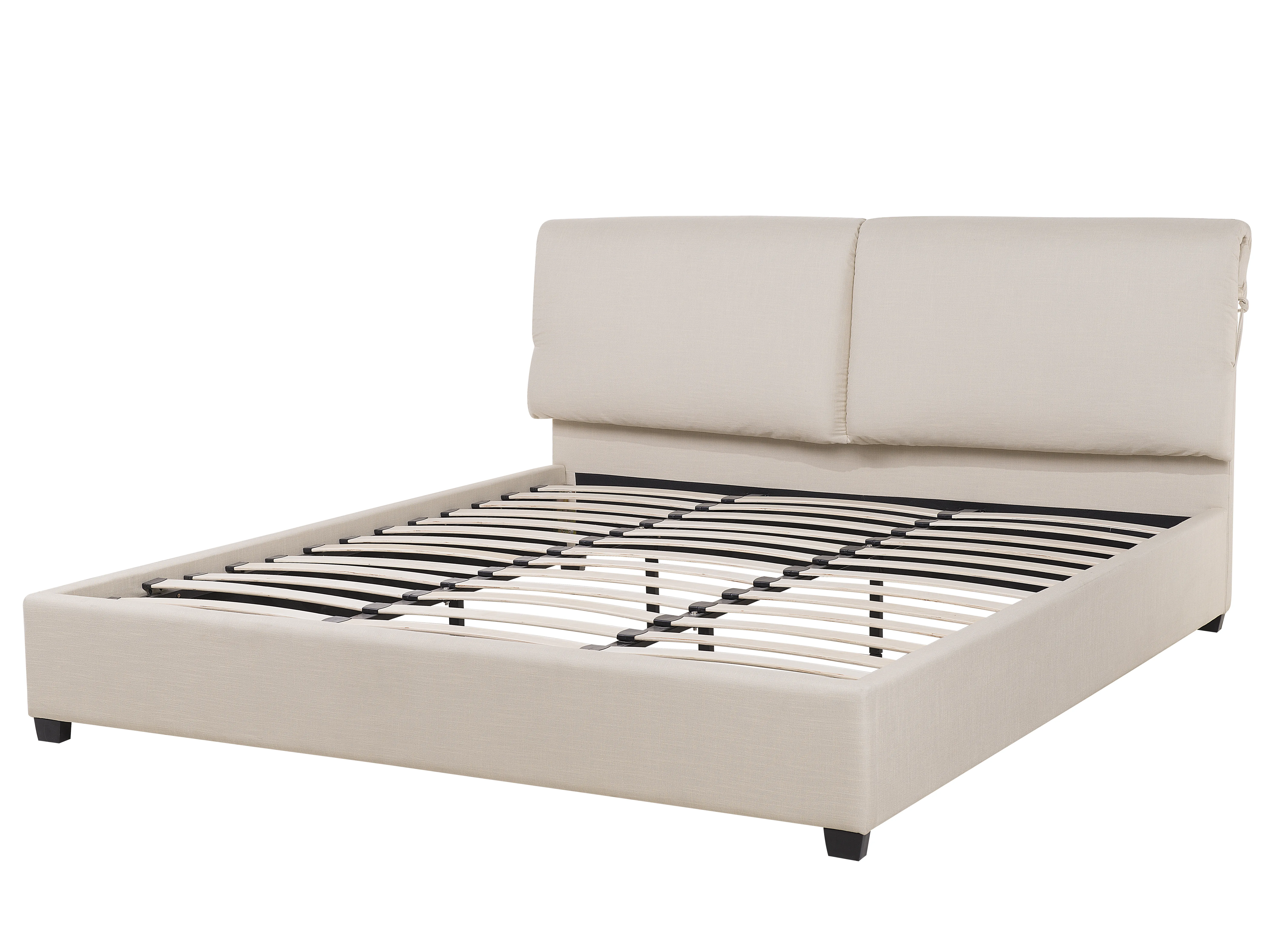 Bed Stof BELFORT 180 x 200 cm Lichtbeige