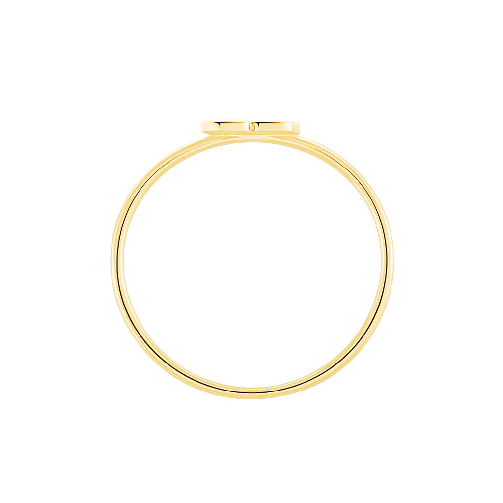 Bague Zena Argent Jaune Oxyde De Zirconium