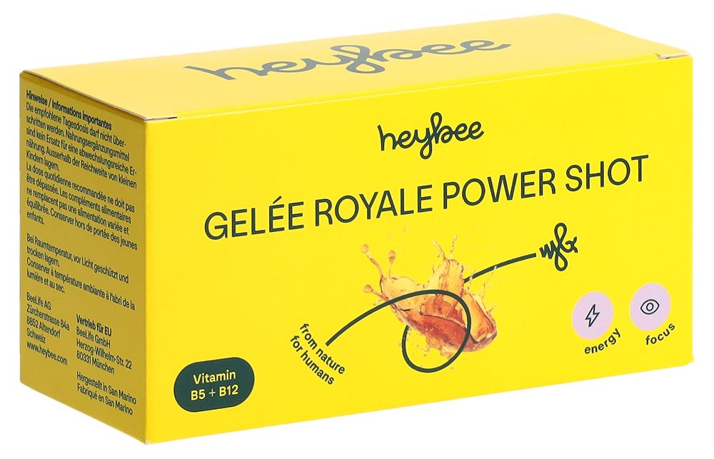 HEYBEE Gelée Royale Power Shot Trinkamp 12 ml
