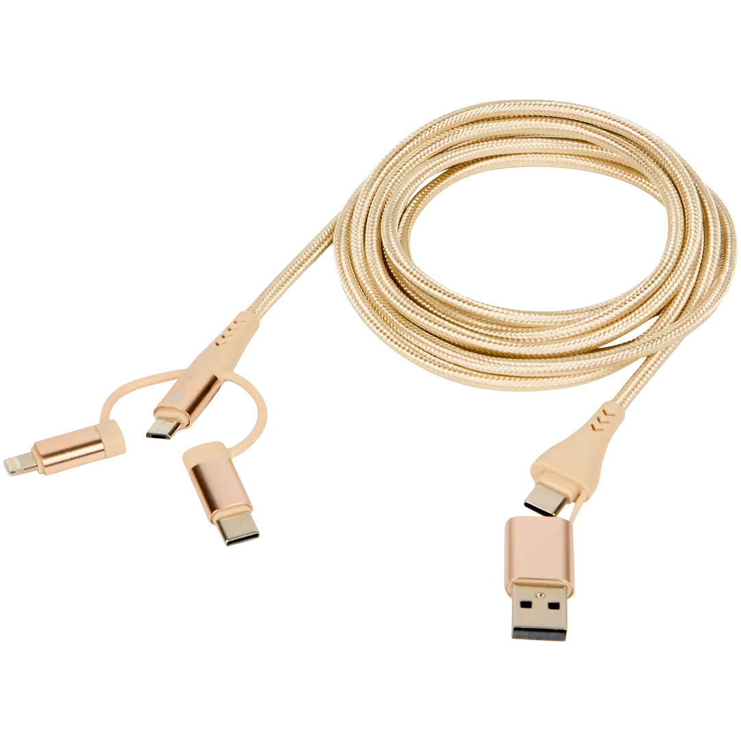 Sologic 6-in-1 laad- en datakabel 2 meter | diverse kleuren
