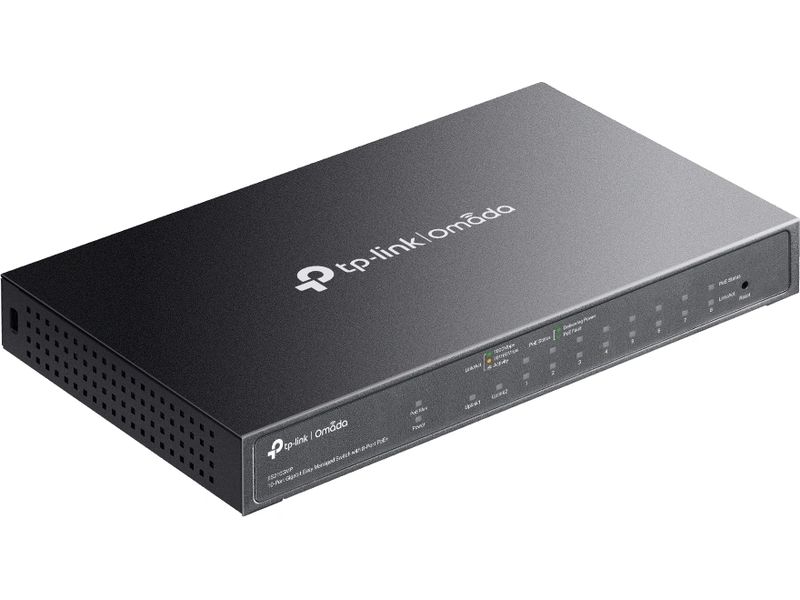 TP-Link ES210GMP 10 Port Omada 10-Port Gigabit Easy Managed Switch mit 8-Port PoE