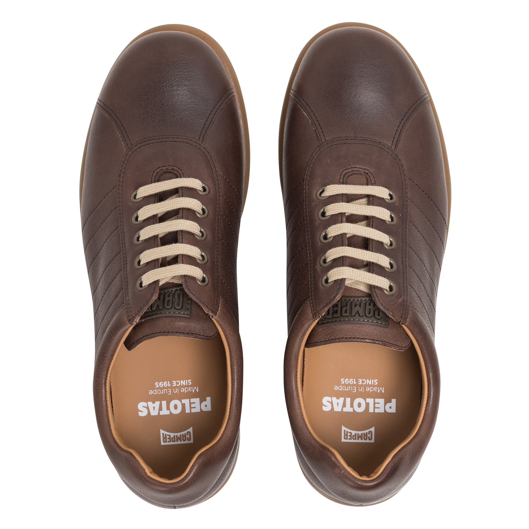 PELOTAS ARIEL - Baskets basses en cuir | Marron
