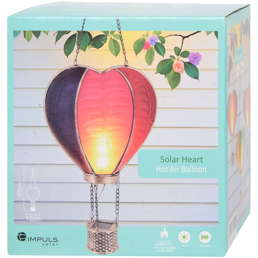 Lanterne solaire montgolfière