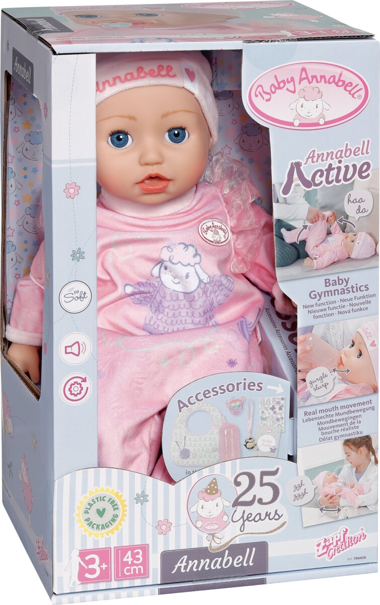Baby Annabell - Interaktiv Dukke - 43 CM