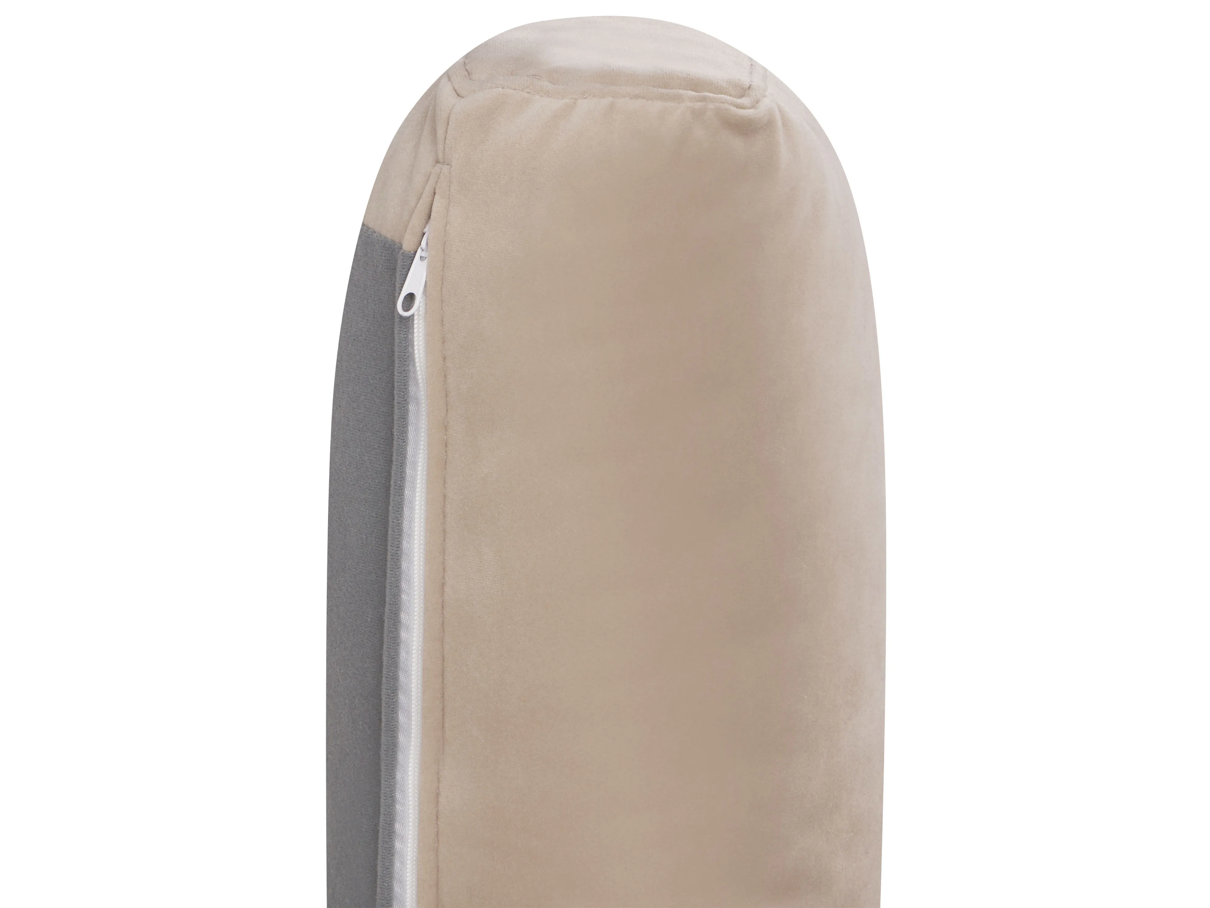 Bank 3-zits MAUNU Fluweel Zandbeige