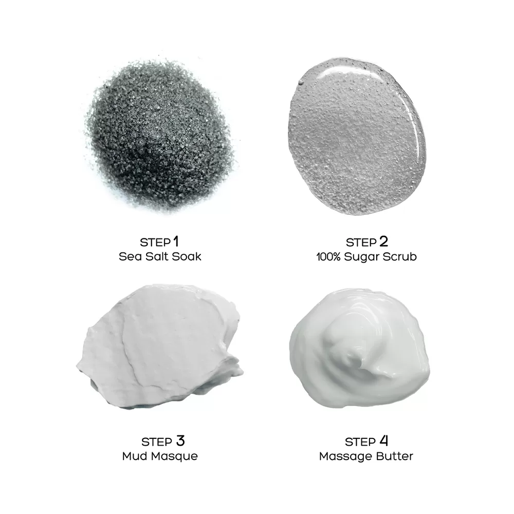 VOESH Pedi in a Box Charcoal Power Detox - 1 stk.