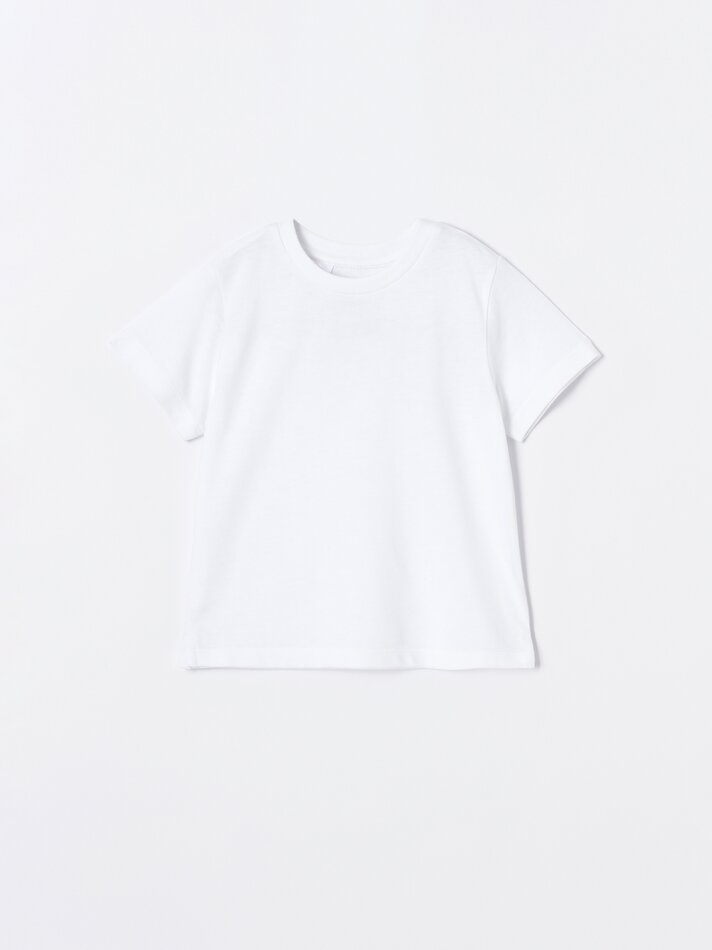 Pacote com 4 camisetas lisas de manga curta - Salmão