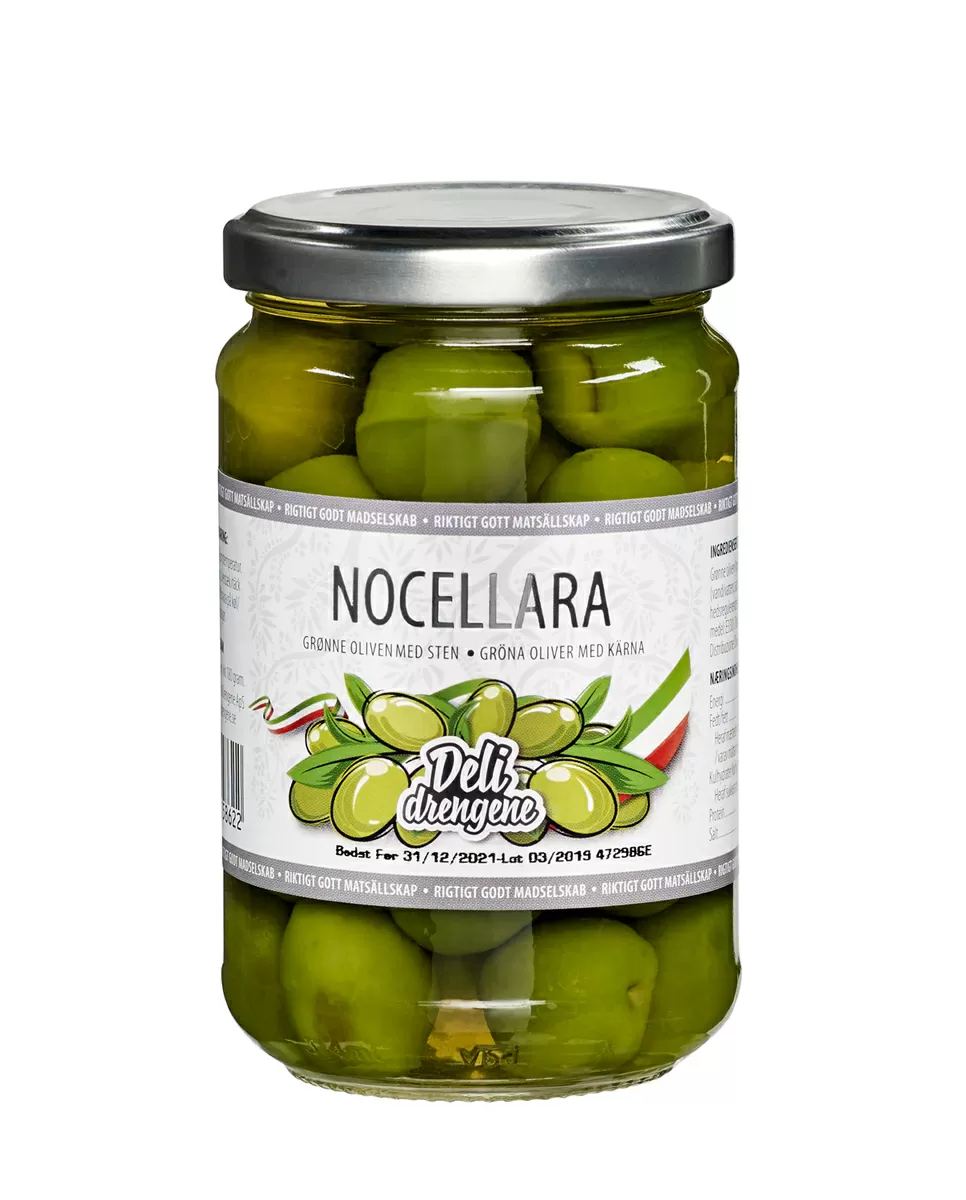 Deli Drengene Oliven Noccelara - 280 g