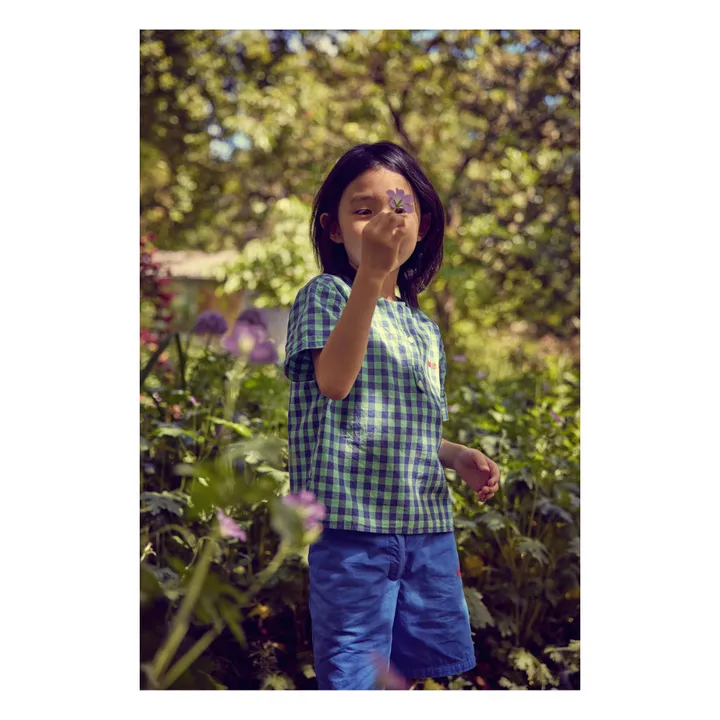 Wander & Wonder Short Cargo Coton Bio | Bleu