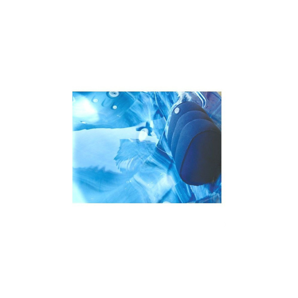 Oreiller gonflable avec ventouses pour bains et spa