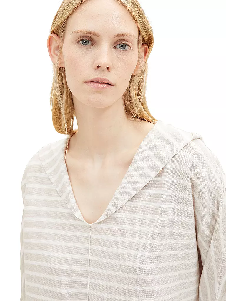 TOM TAILOR Pullover hellgrau