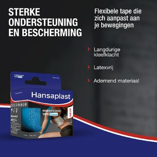 Hansaplast Kinesiologie Tape Blauw 1ST
