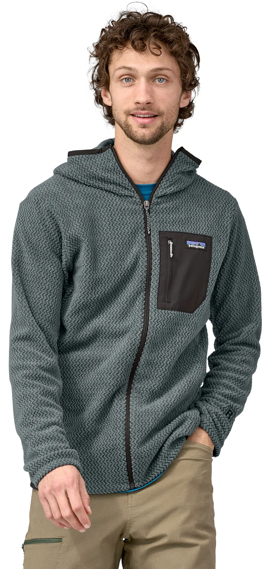 Patagonia M's R1 Air Full-Zip Hoody Nouveau Green