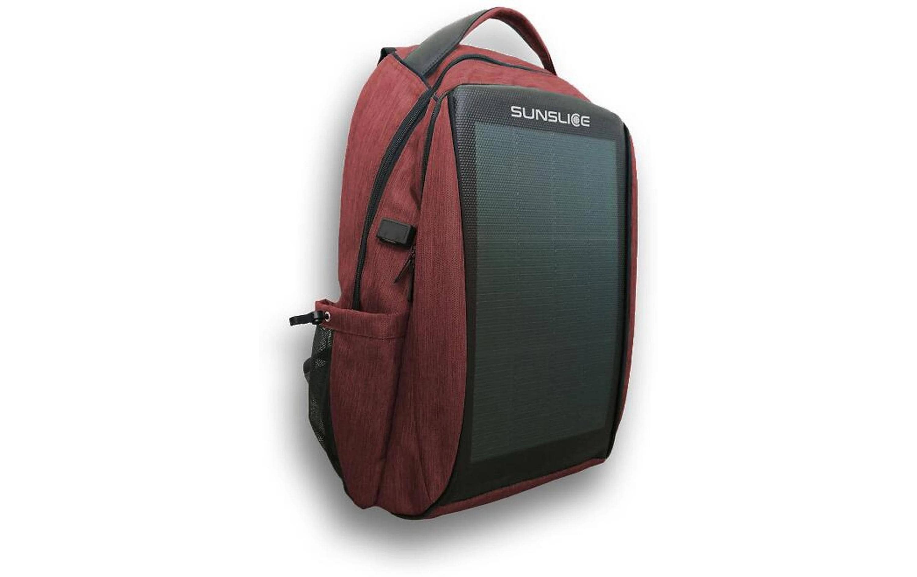 Zenith – Solar Backpack – Rot 8 W<br>Solarrucksack mit integriertem 8-W-Solarpanel zum Aufladen von Geräten