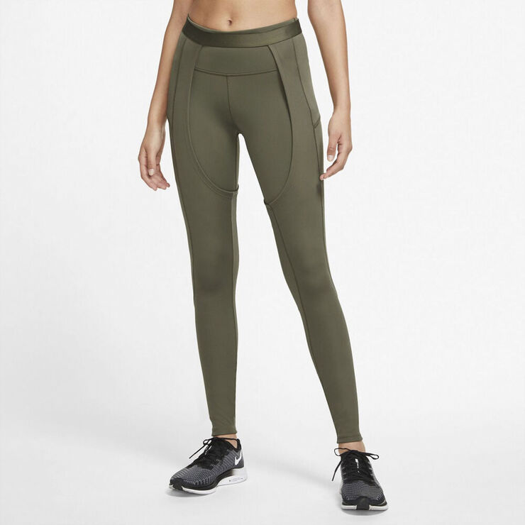 Nike Epix Luxe Mid Rise Trail Lobetights Grøn