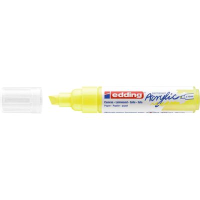 Edding 5000 - Marqueur acrylique - jaune fluo