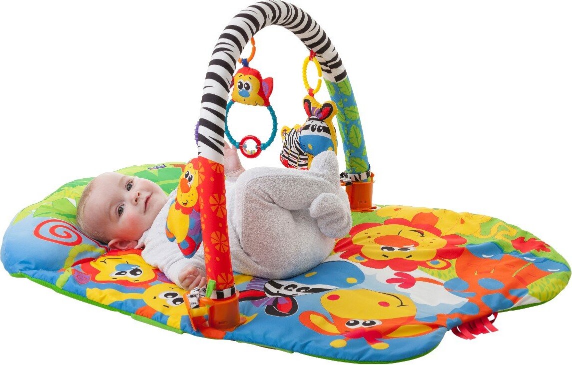 Playgro - Aktivitetstæppe 5-I-1 - Safari