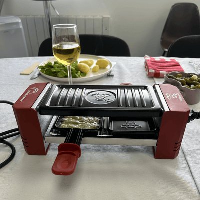 LITTLE BALANCE Raclette Multifonction Raclette 2 personnes piment connectable