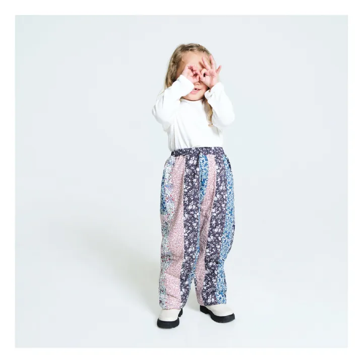 Esther Pantalon Matelassé Patchwork Bingley | Bleu