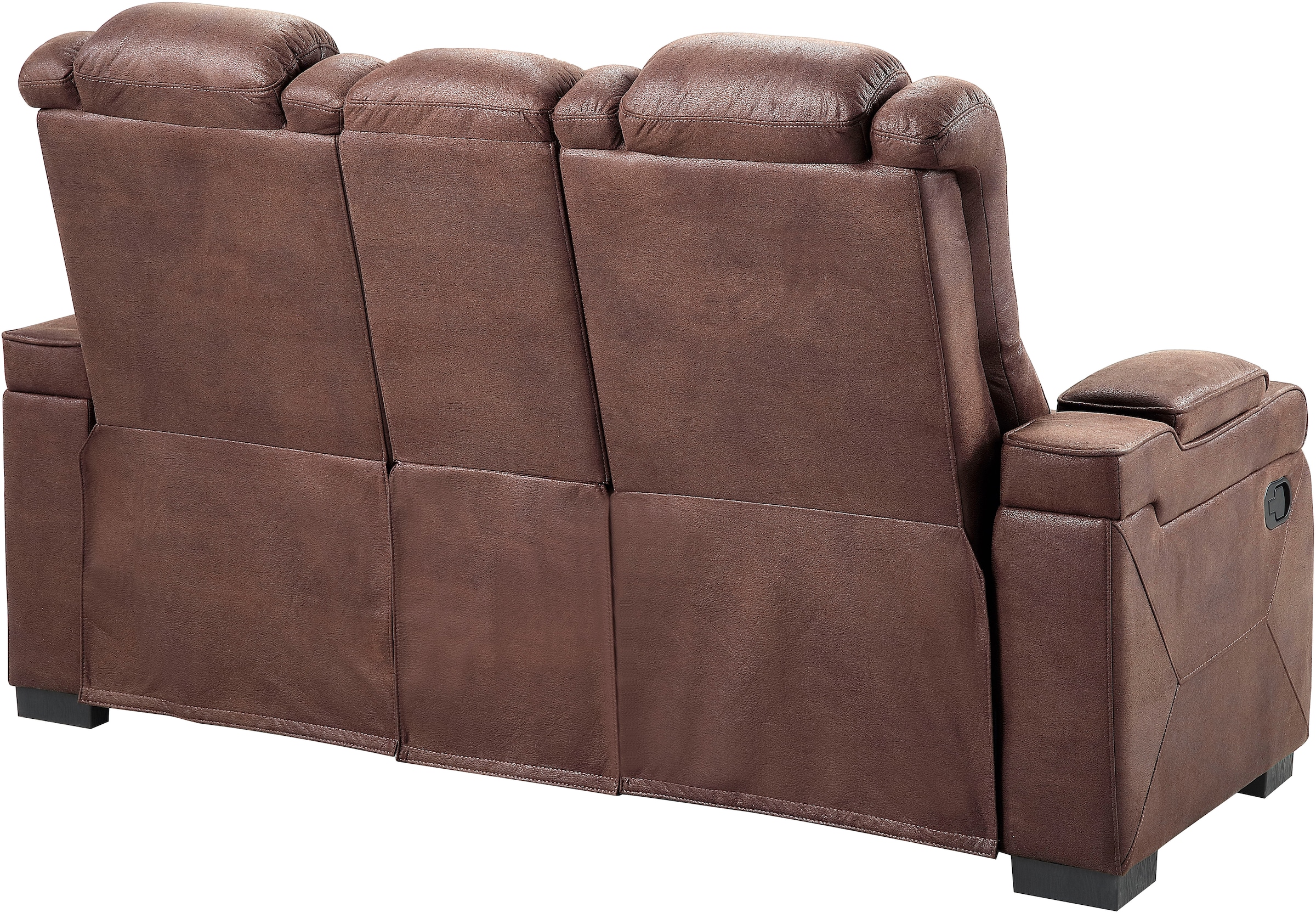 ATLANTIC home collection 2-Sitzer »Faris« Zwei Relaxfunktionen, Mittelkosole mit Stauraum und Getränkehalter