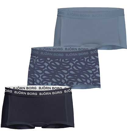 Björn Borg Hipsters - 3er-Pack - Schwarz/Grau