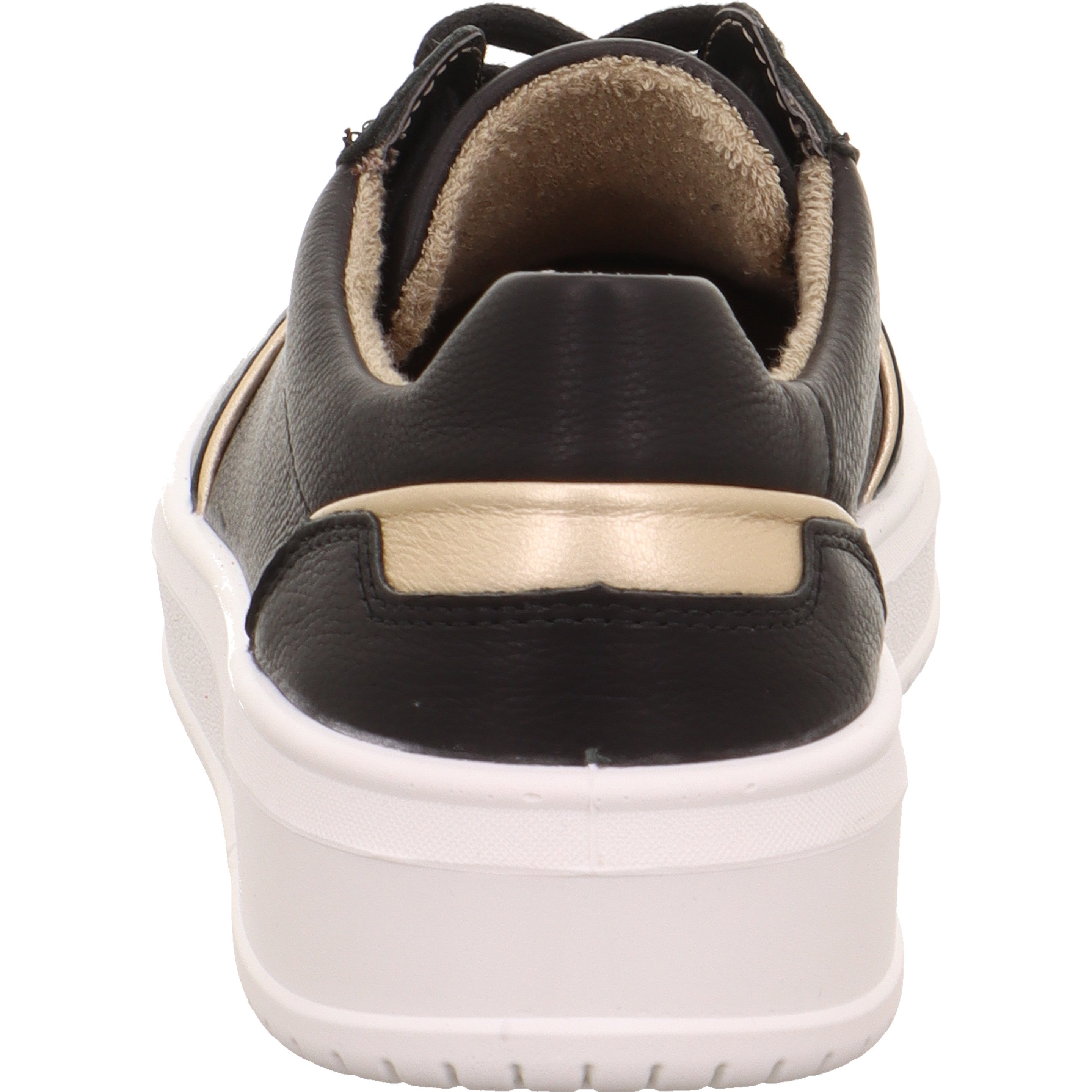 legero REJOISE Damen  Sneaker low mit Schnürung - Farbe: Schwarz - Größe: 4.5