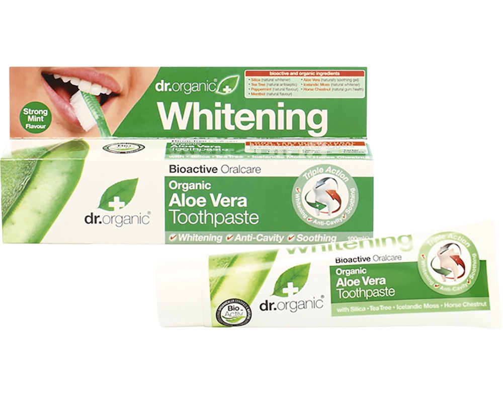 PASTA DENTIFRICA DR.ORGANIC BIO ALOÉ VERA 100ML
