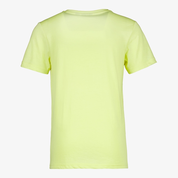 Unsigned kinder T-shirt geel met leeuwenkop