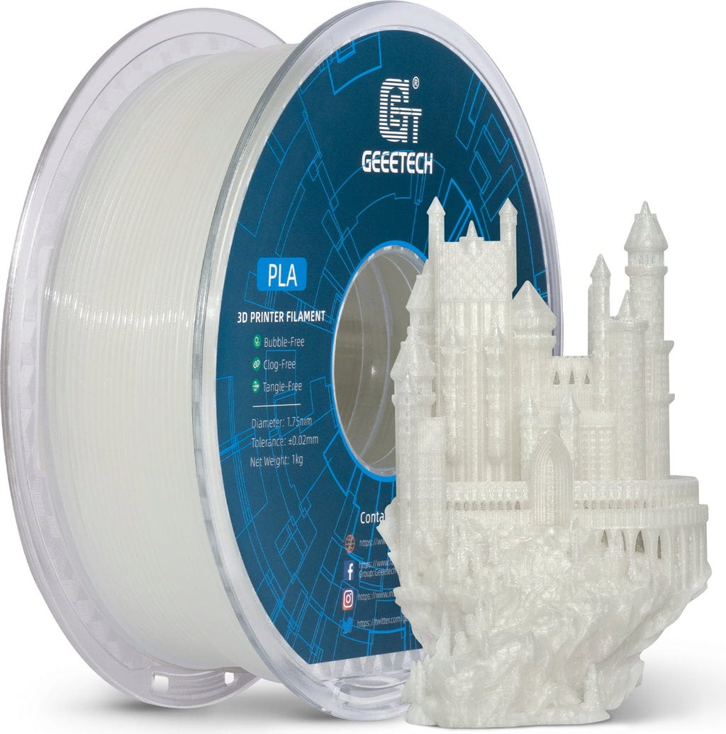 GEEETECH  PLA Luminous Multicolor, 1,75 mm / 1000 g    Lass deine Ideen in Multicolor leuchten