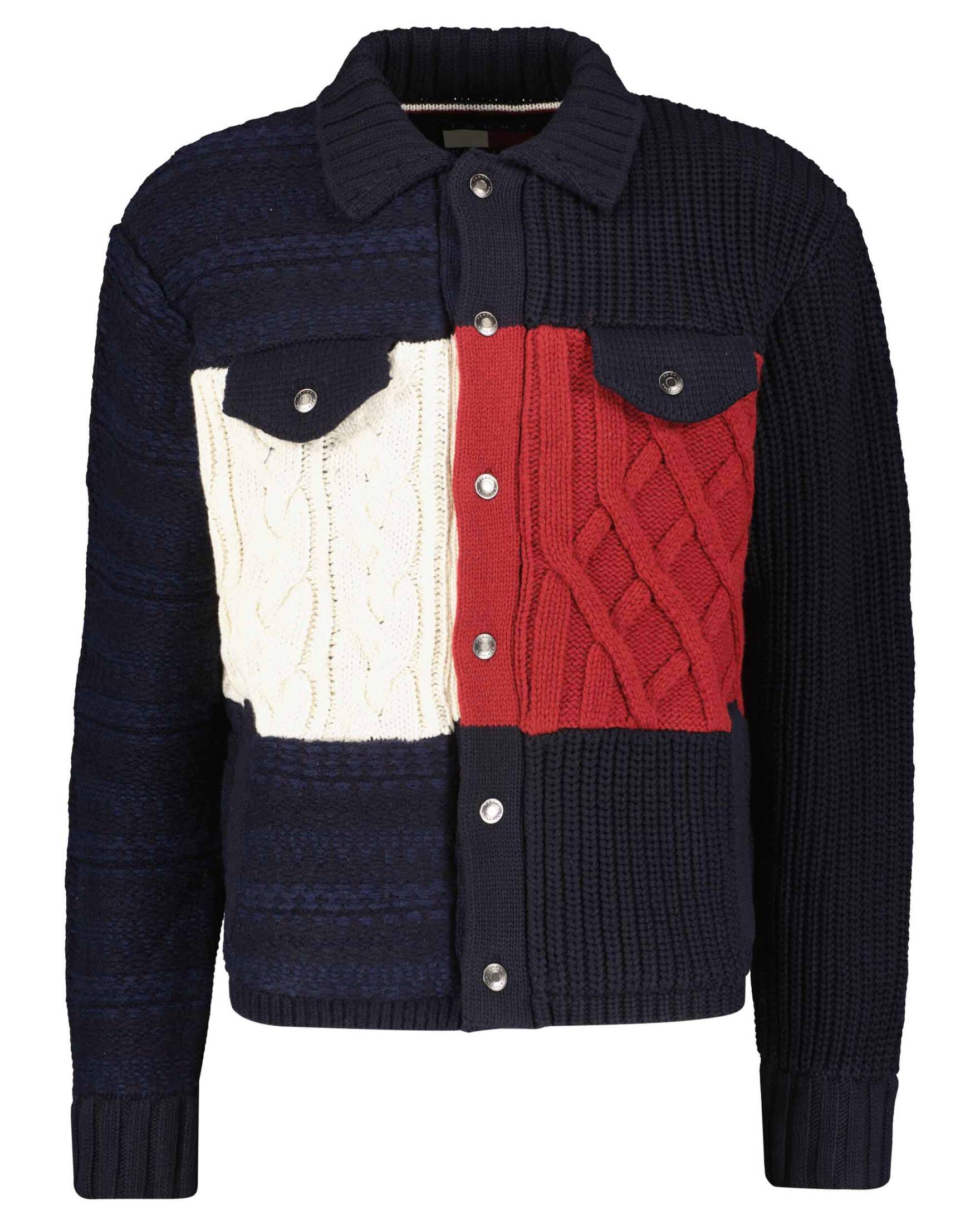 Tommy Hilfiger| Herren Strickjacke THE FLAG ICON