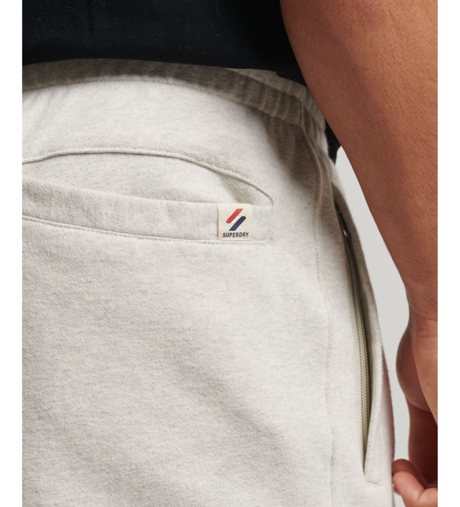 Calça Jogger Superdry Essential Over-Dye Cinza