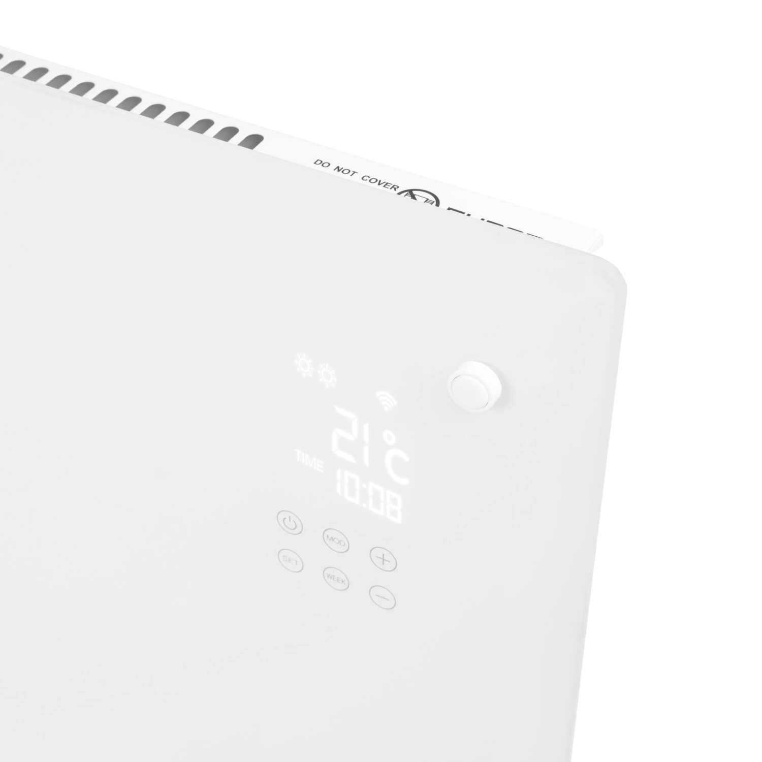 EUROM Alutherm Verre 2000 Wi-Fi Convectorkachel - 2000W - 80m3