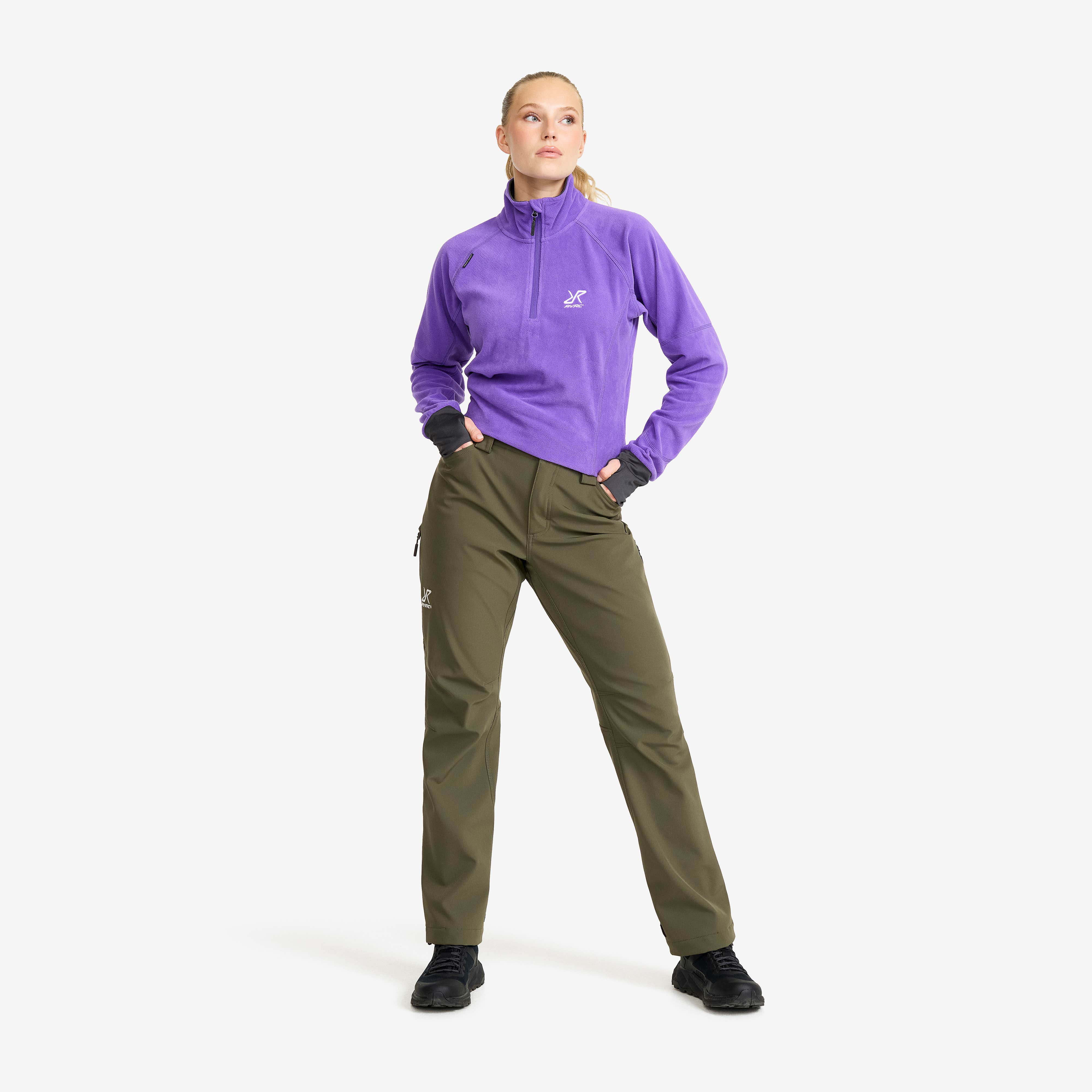 Hiball Essential Softshell Pants Dame Grape Leaf