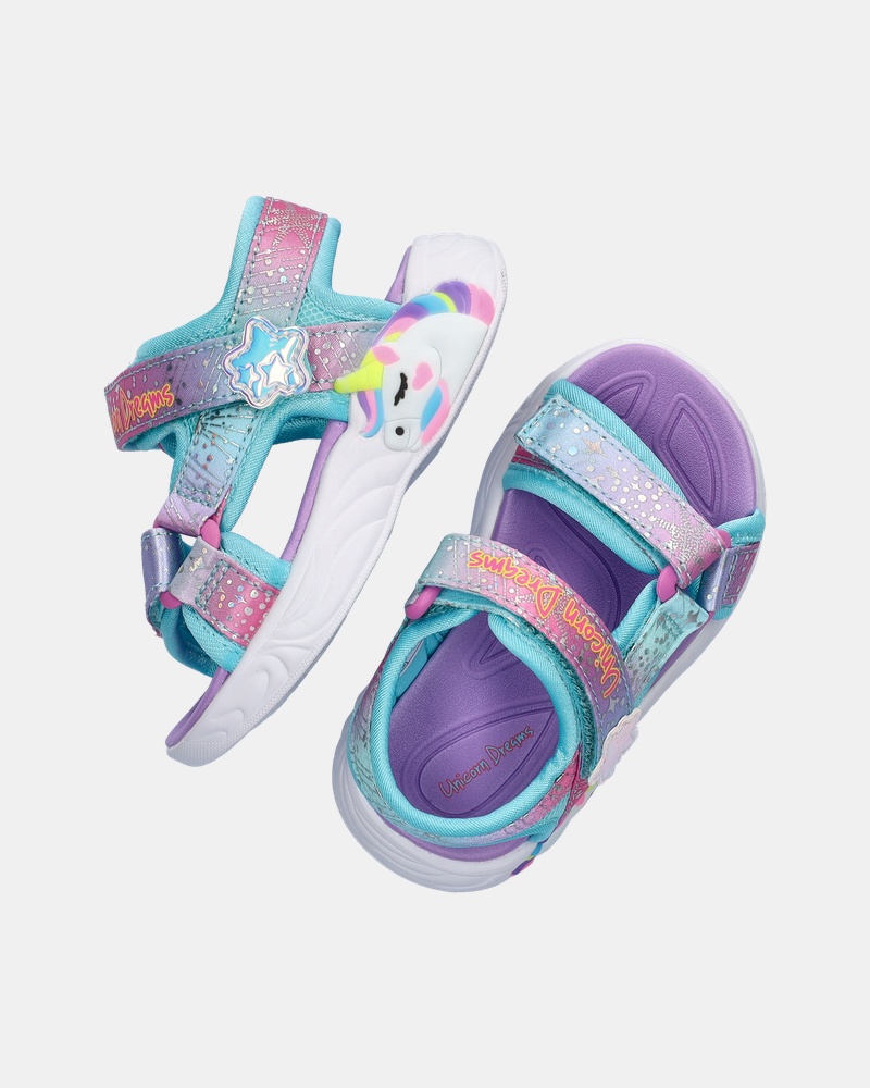 Skechers Unicorn Dreams Sandalen  - blauw