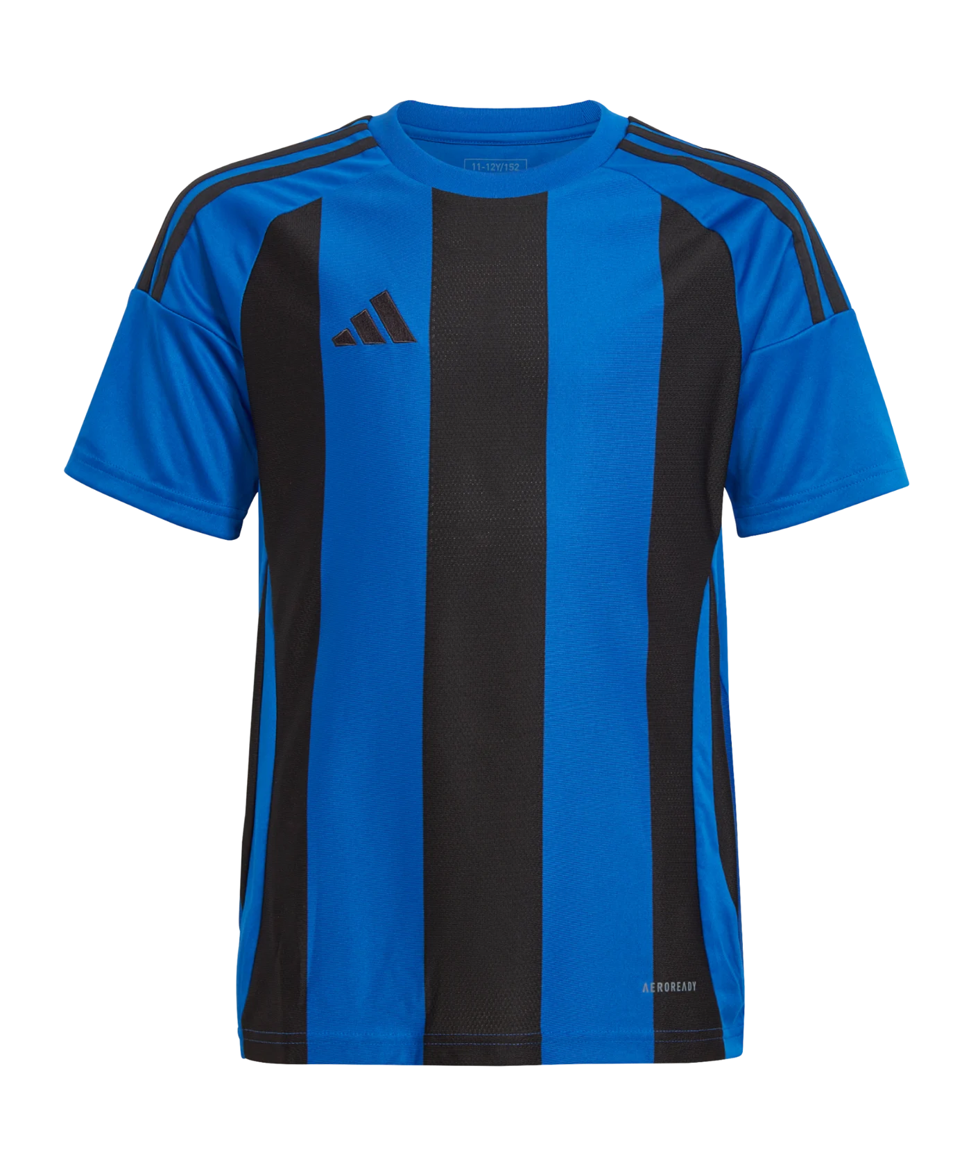 adidas Striped 24 Trikot Kids Blau Schwarz