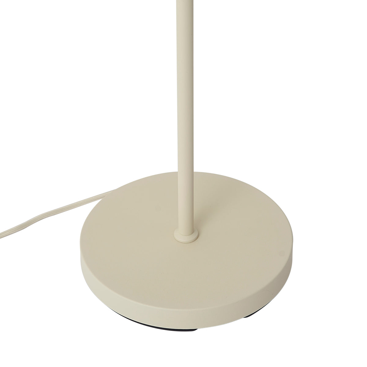 QAZQA Scandinavische vloerlamp beige met wit glas - Wisp