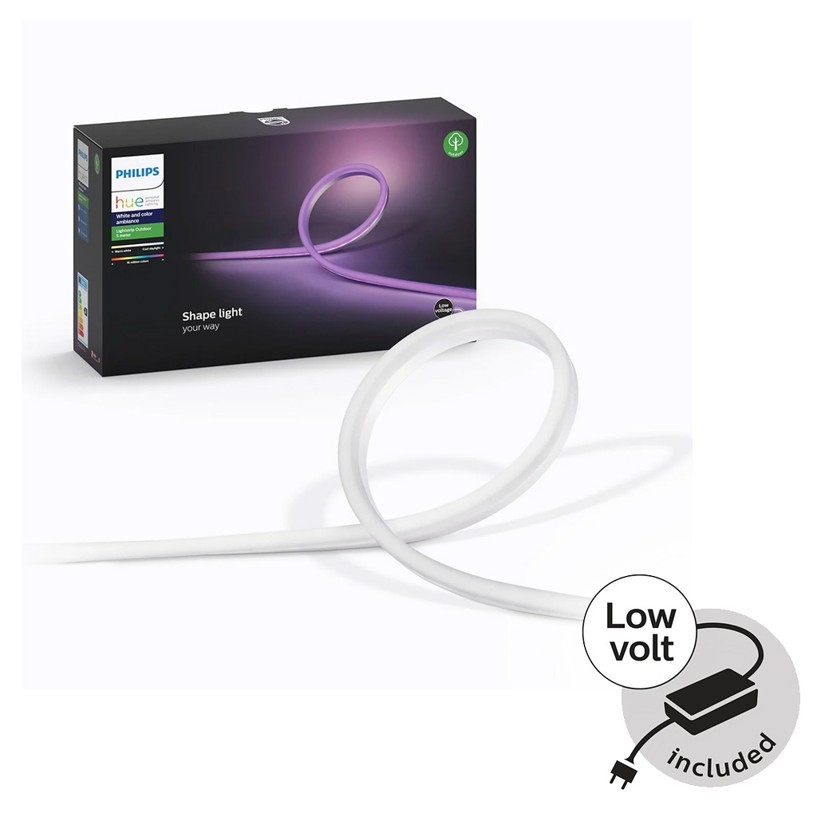 Philips Hue - 2xLightstrip Outdoor 5m & Hue Bridge- Bundle