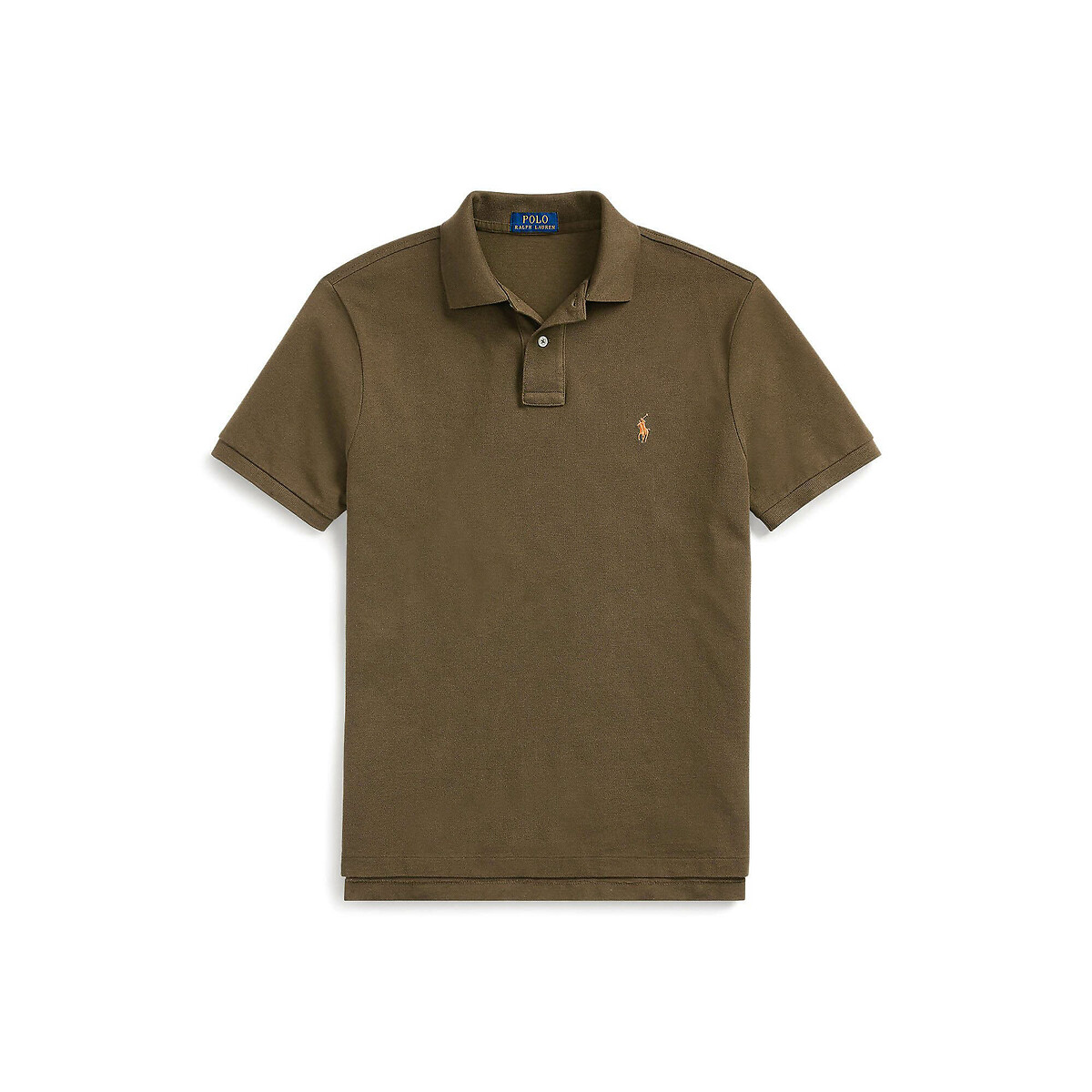 POLO RALPH LAUREN<br>Polo slim fit confeccionado em piqué de algodão