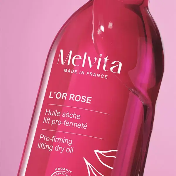 Óleo Seco Pro-Firming L'Or Rose Organic Lift da Melvita 50ml