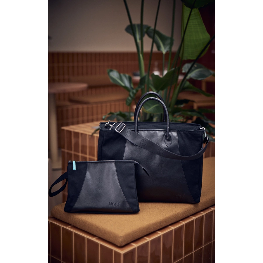 Najell Wickeltasche mit Einsatz Matte Black