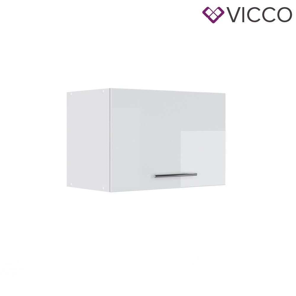 VICCO Hängeschrank 60 cm (flach) Weiß Küchenzeile Unterschrank Fame