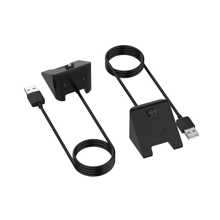 (1m) USB A auf Garmin Fenix 7 / 6 / 5 Magnetisches Ladekabel - Schwarz