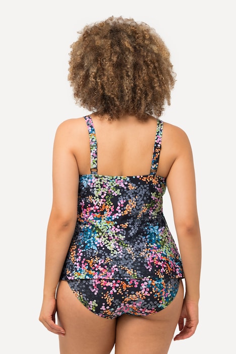 Tankini, Pünktchen, Softcups, Drapierung