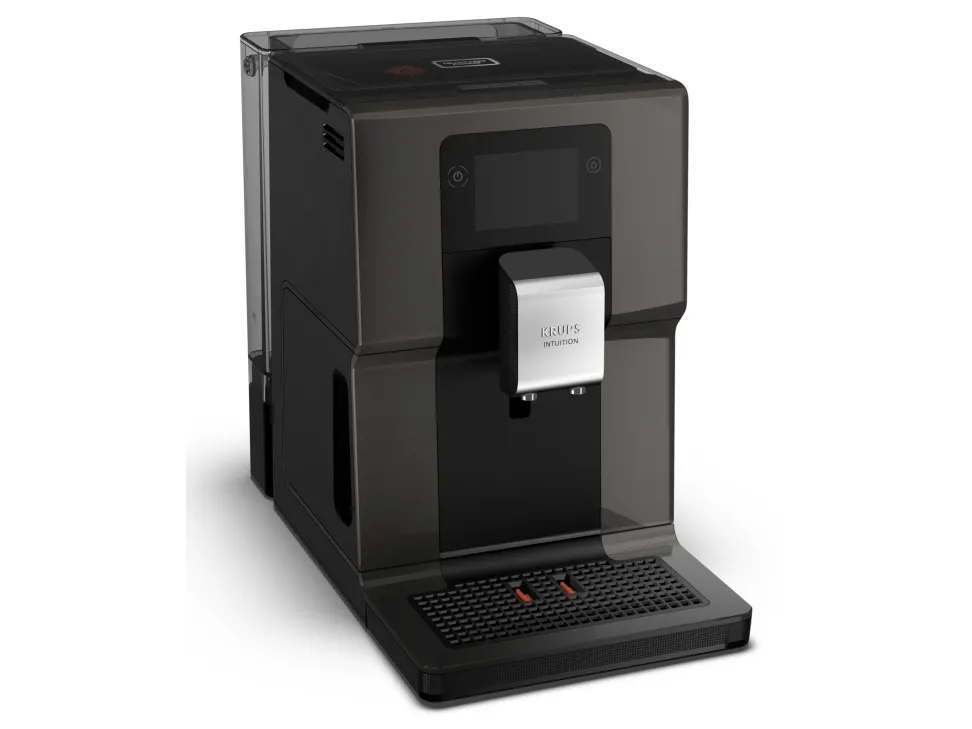 [OUTLET] - Krups Intuition Preference EA872B10 - Automatisk kaffemaskine med mælkeskummer - 15 bar - antracit