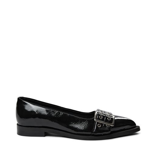 Pavement Saso Low Sko, Black Patent, 37