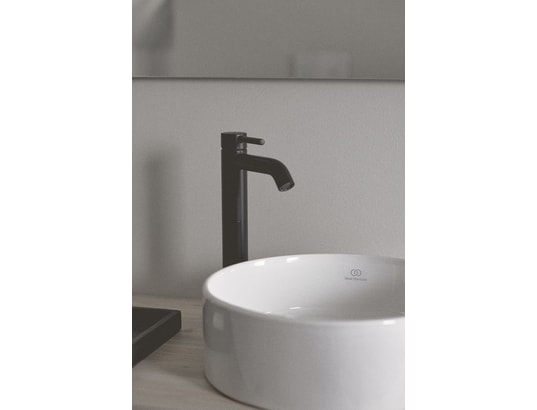 IDEAL-STANDARD - Accessoire de douche Mitigeur de lavabo ceraline, réhaussé - noir mat